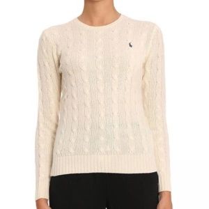 Ralph Lauren Sport Ivory Wool Sweater